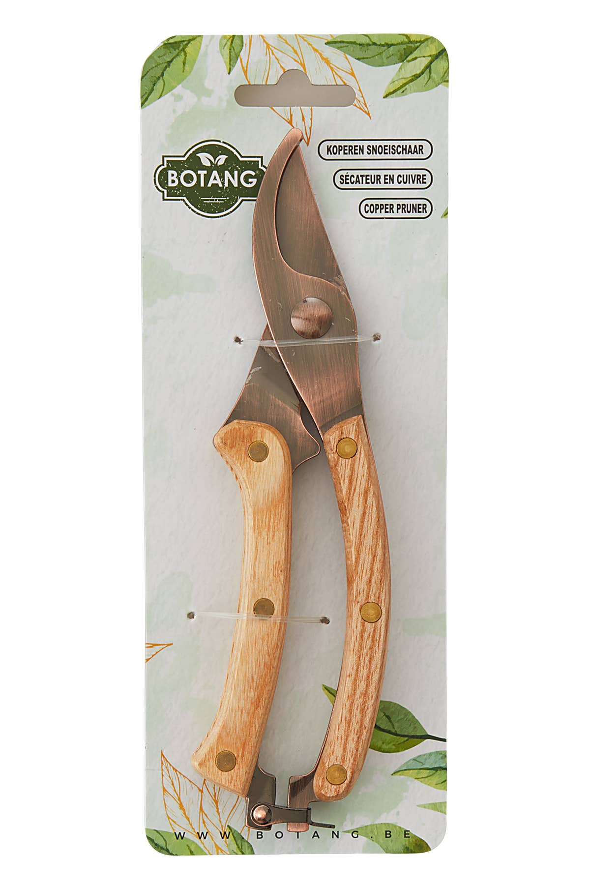 Copper Pruner with Wooden Handle