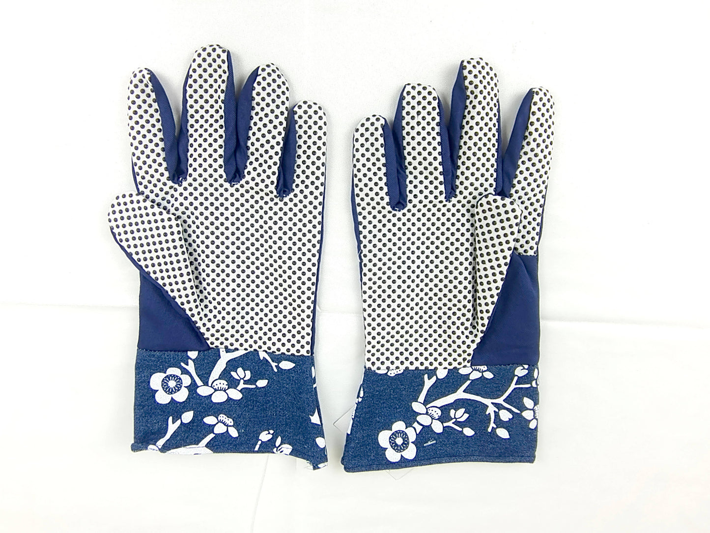 Blue Soft Garden Gloves Small/Medium