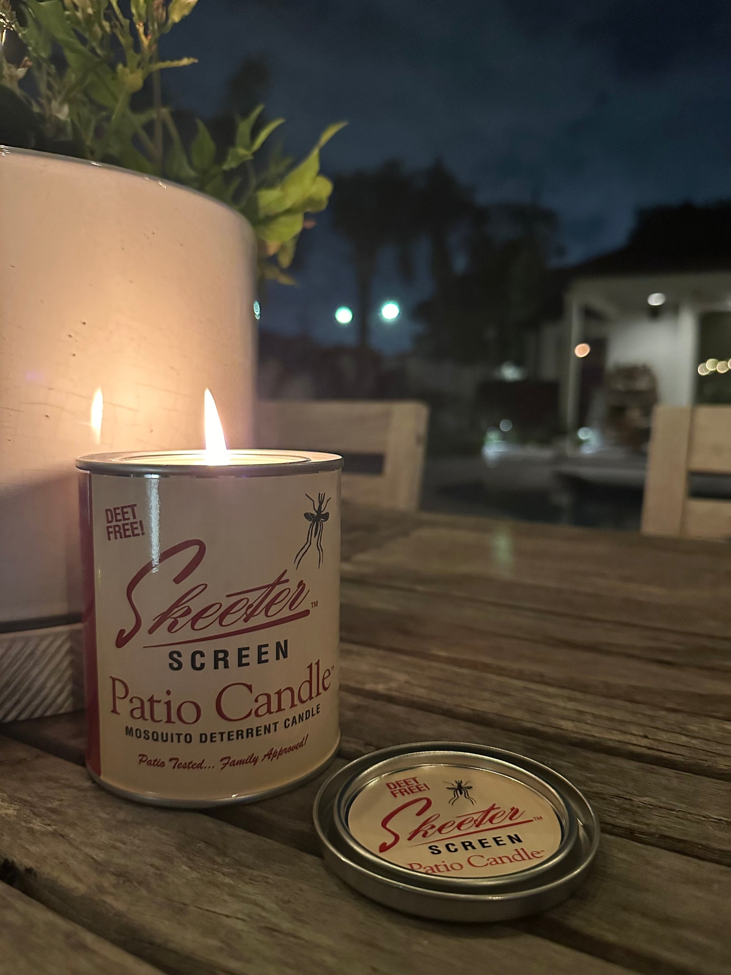 Skeeter Screen Patio Candle
