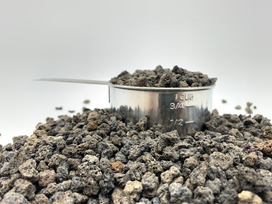 Coarse Black Lava Rock 1/4"-3/8"