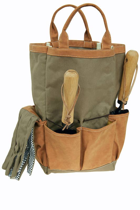 Canvas Gardening Bag with Tool Set