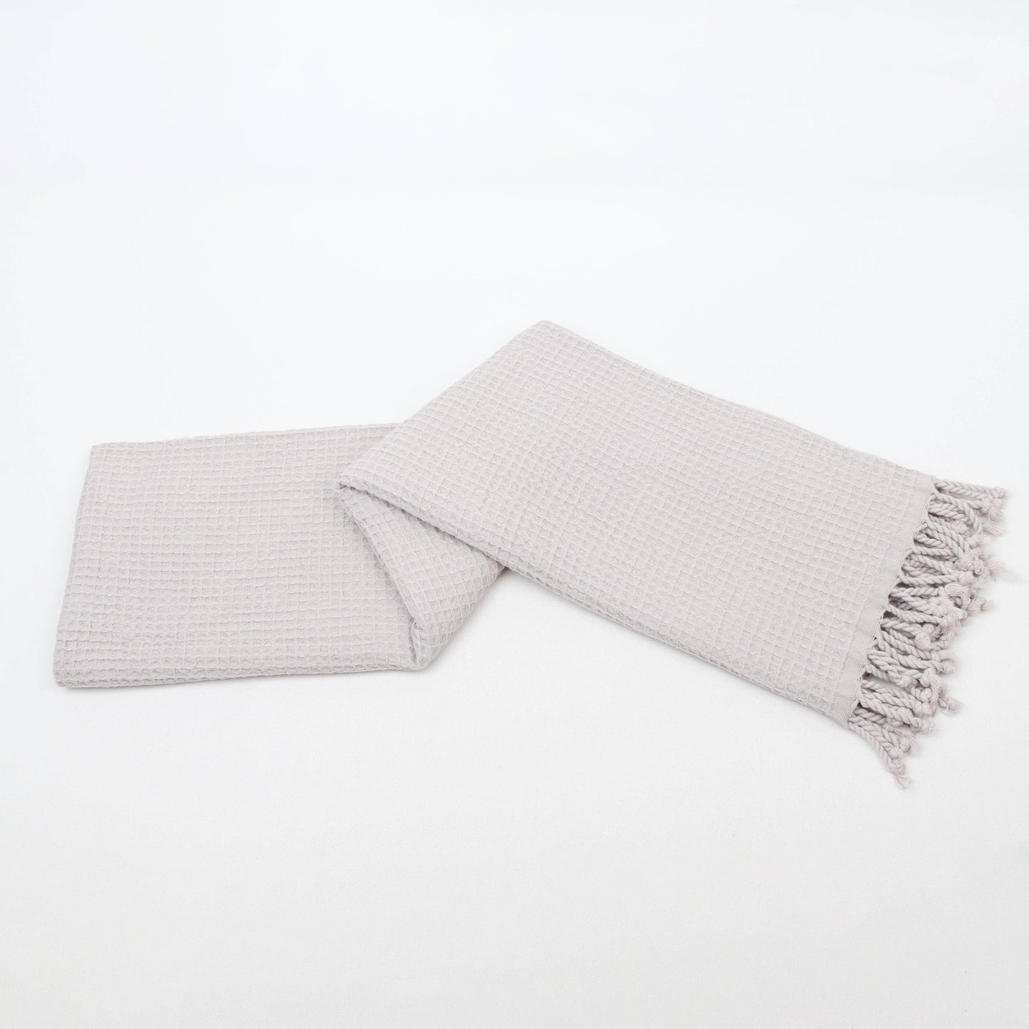 Waffle Texture Organic Cotton Hand & Bath Towel