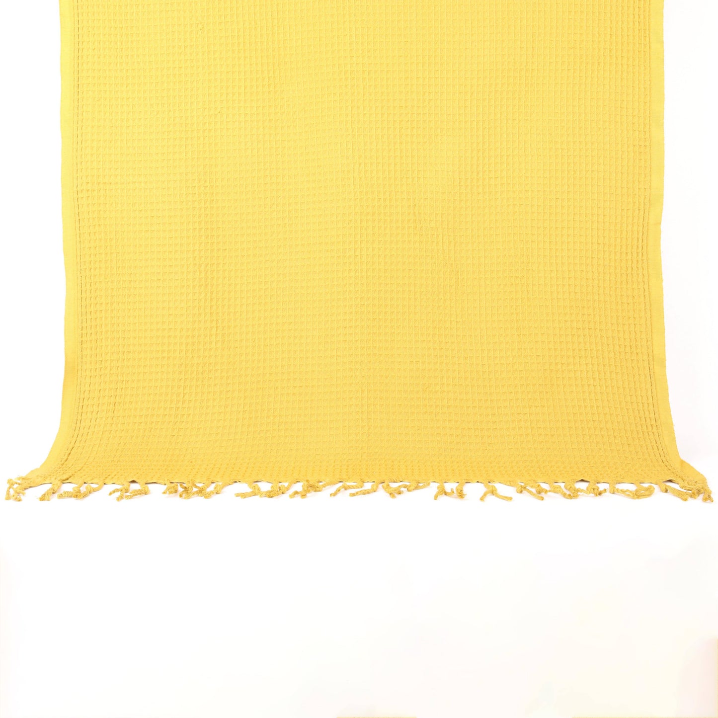 Waffle Texture Organic Cotton Hand & Bath Towel