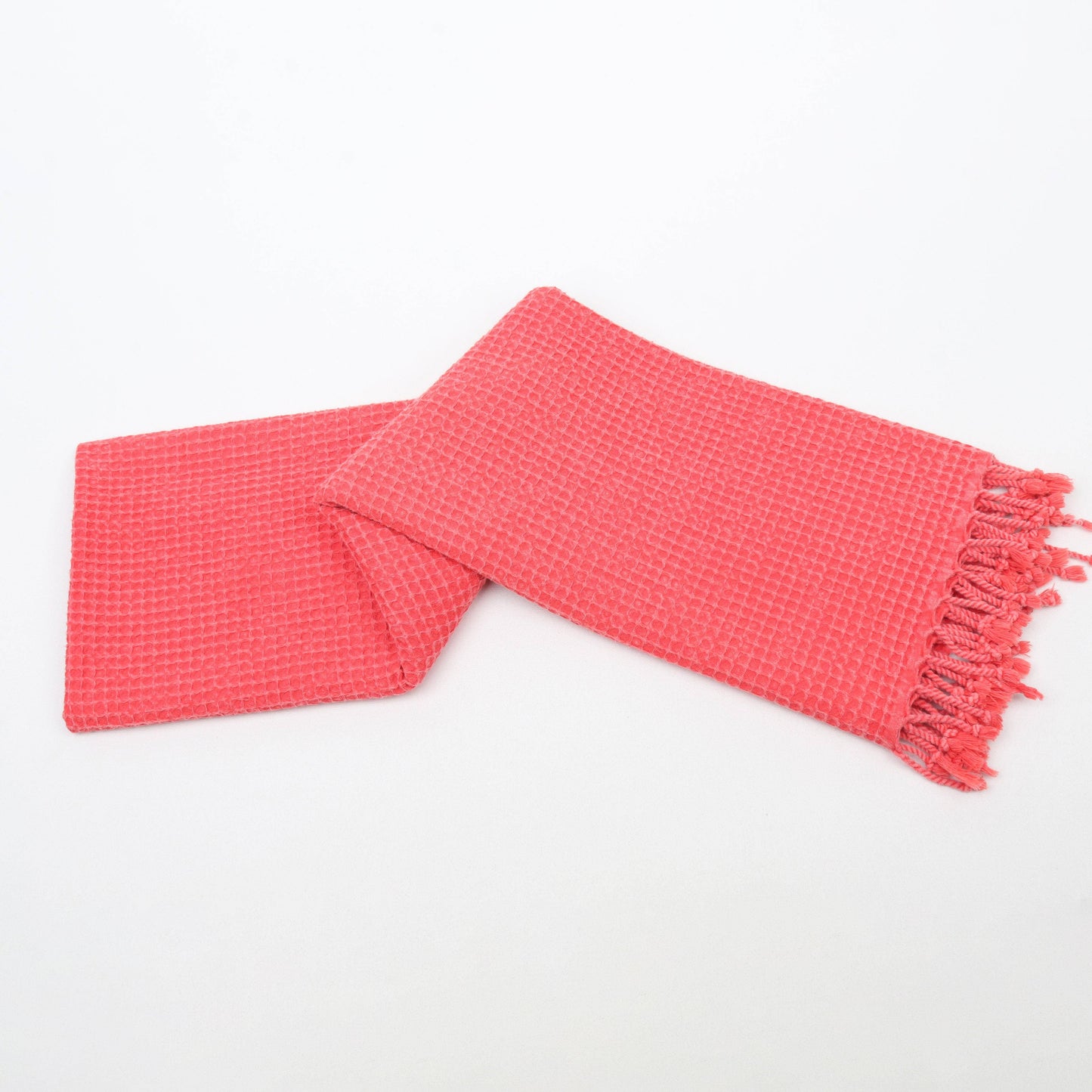 Waffle Texture Organic Cotton Hand & Bath Towel