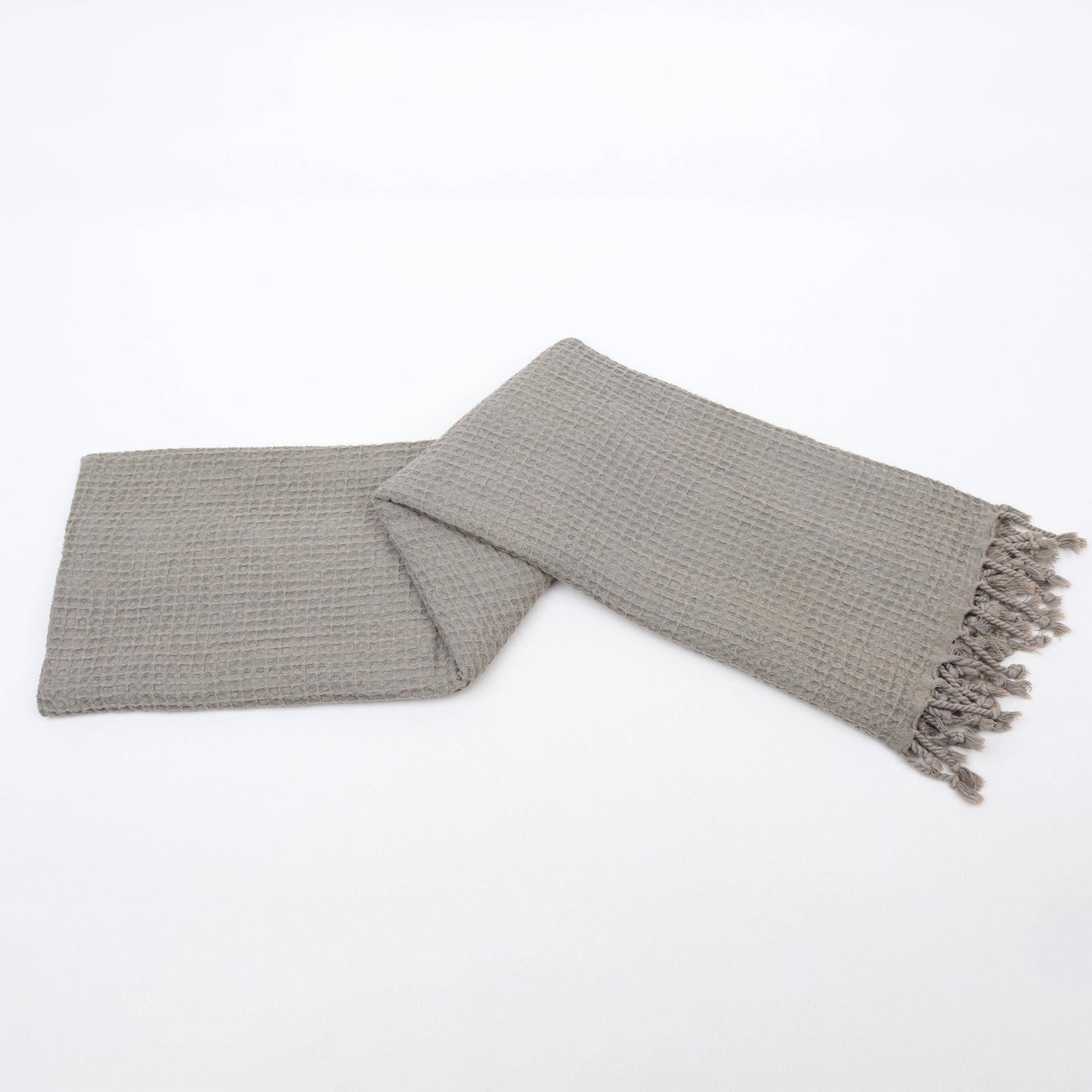 Waffle Texture Organic Cotton Hand & Bath Towel