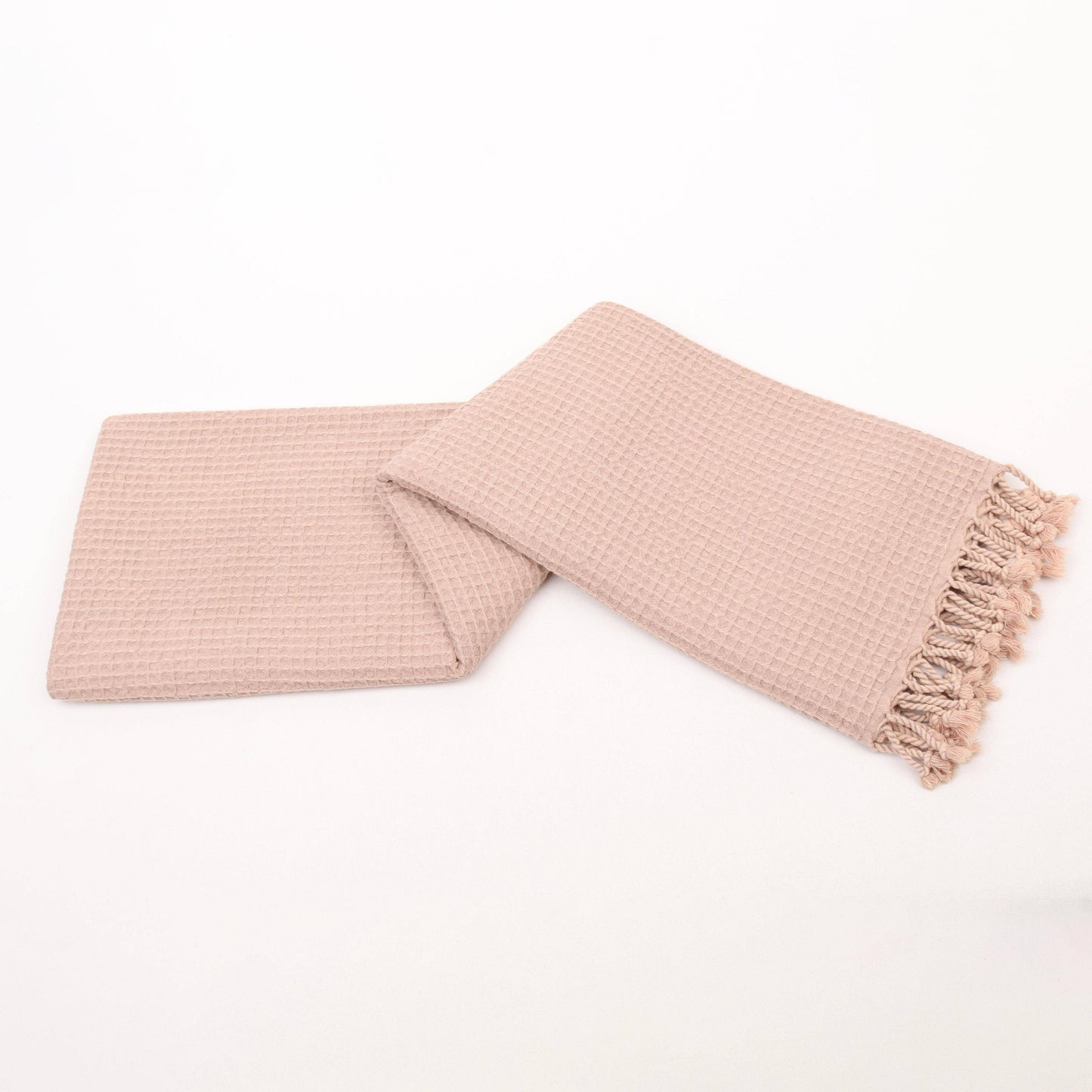 Waffle Texture Organic Cotton Hand & Bath Towel