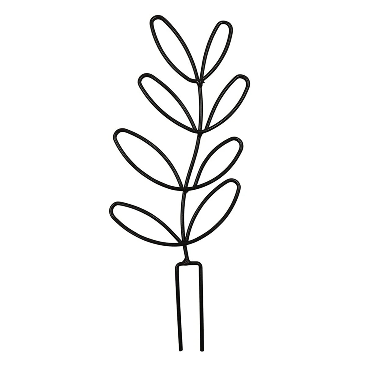 Plant Support Metal Leaf Shape