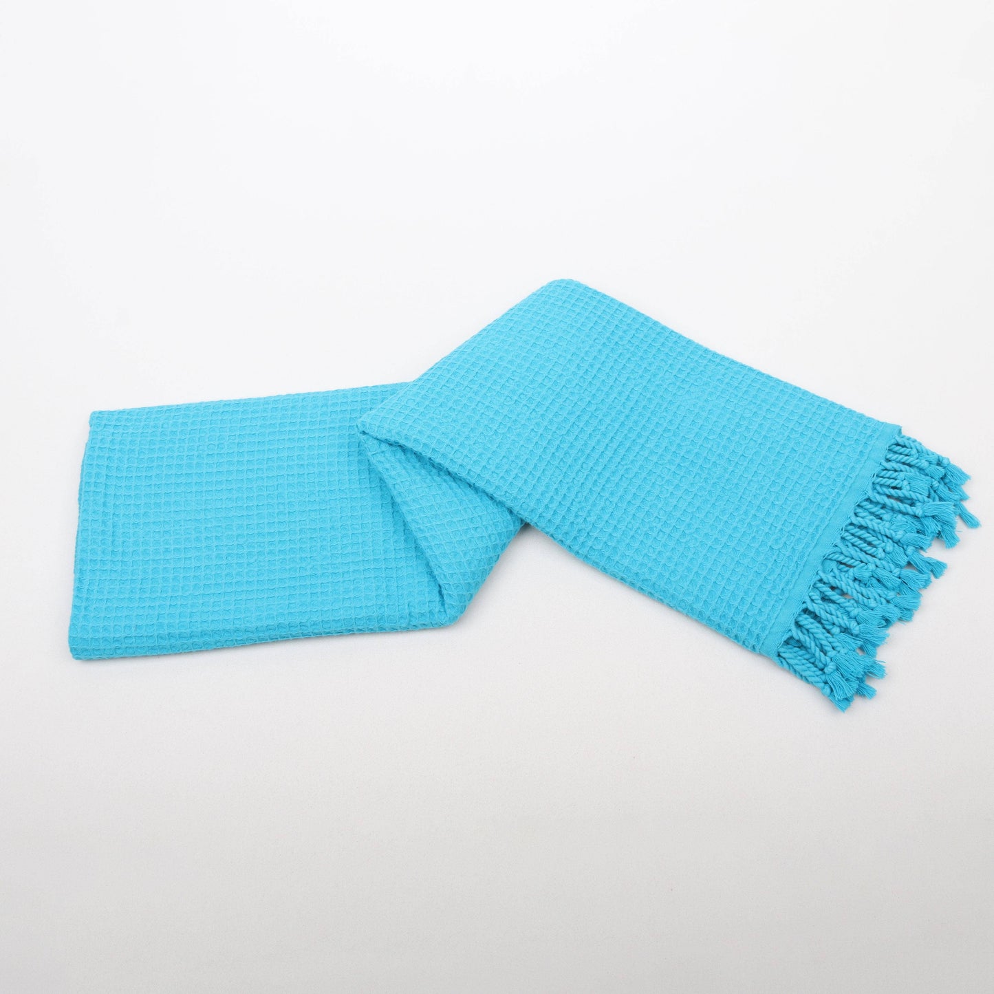 Waffle Texture Organic Cotton Hand & Bath Towel