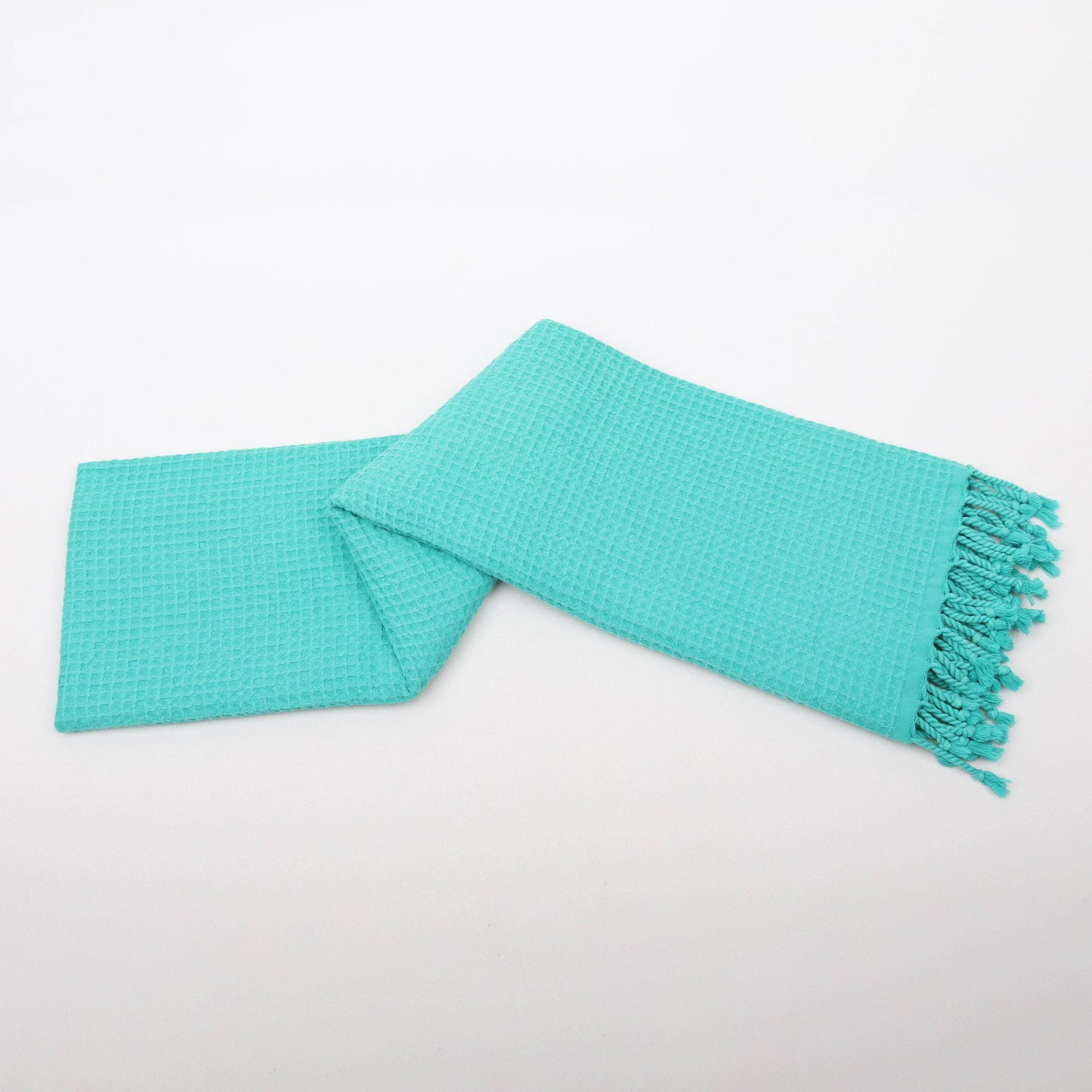 Waffle Texture Organic Cotton Hand & Bath Towel