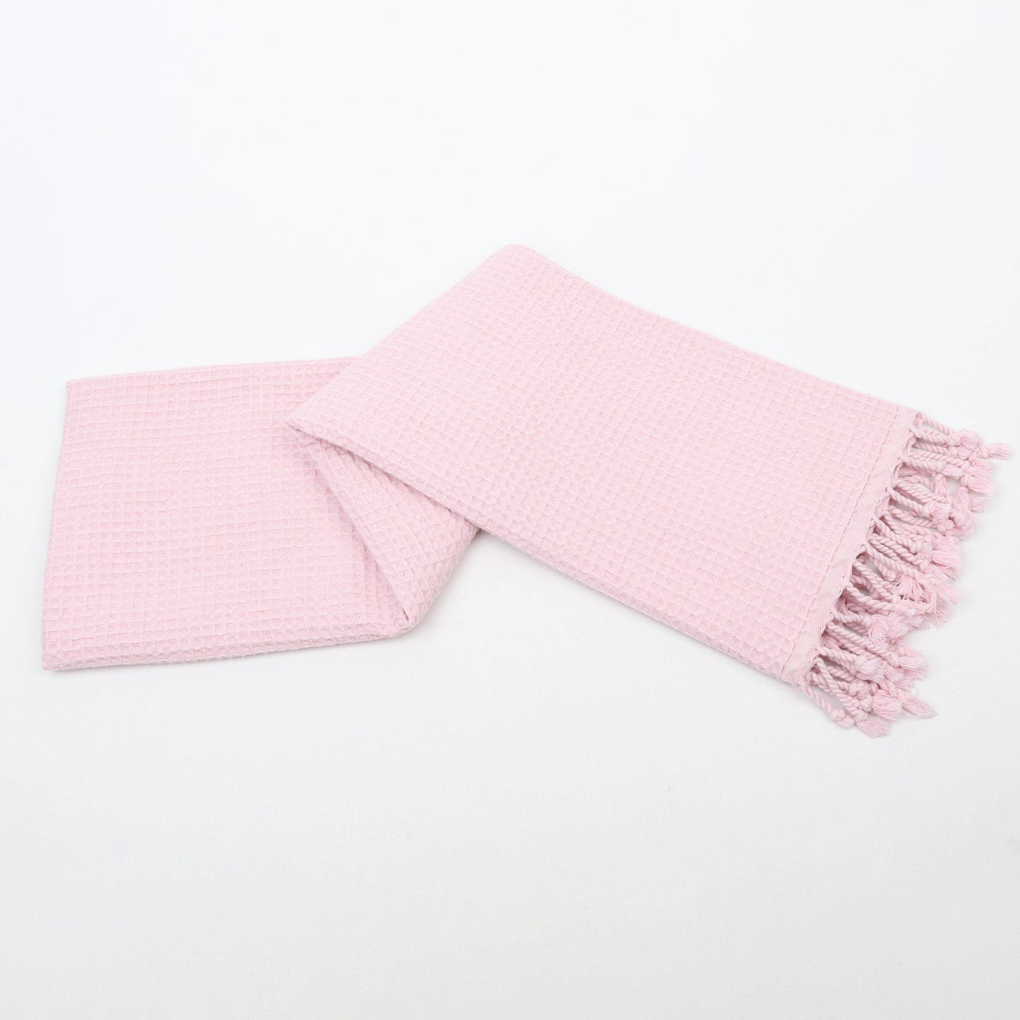 Waffle Texture Organic Cotton Hand & Bath Towel