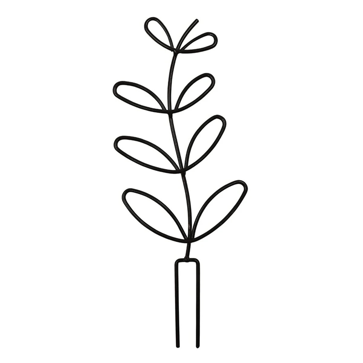 Plant Support Metal Leaf Shape