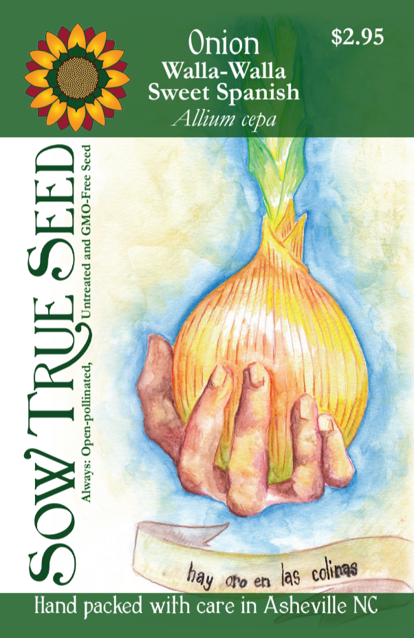 Onion Seeds - Walla-Walla Sweet Spanish