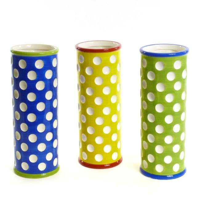 Round Ceramic Vase Assorted / 3