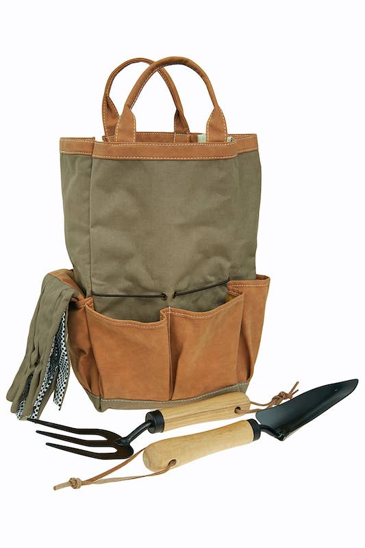 Canvas Gardening Bag with Tool Set