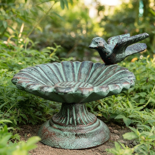 decorative bath bird feeder