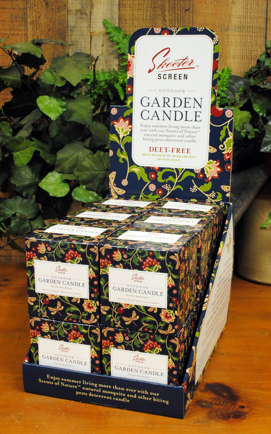 deet free garden candle