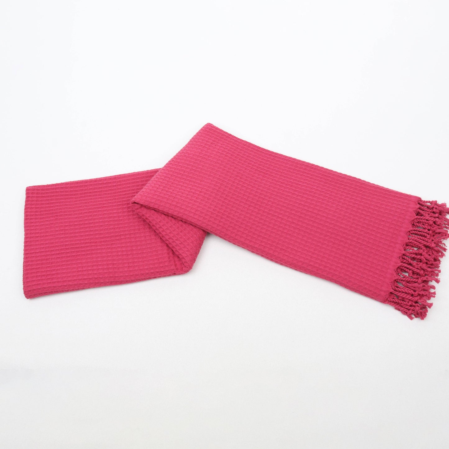 Waffle Texture Organic Cotton Hand & Bath Towel