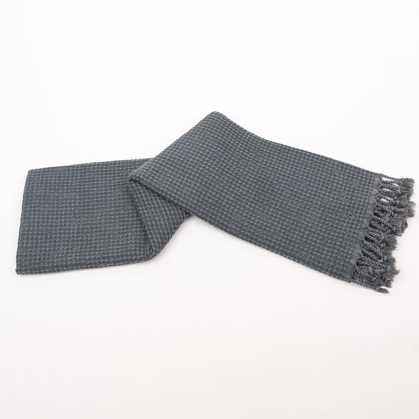Waffle Texture Organic Cotton Hand & Bath Towel