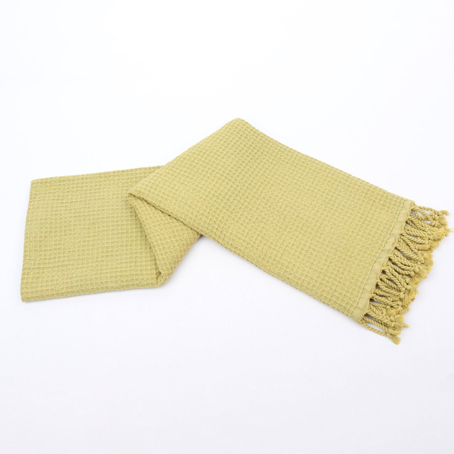 Waffle Texture Organic Cotton Hand & Bath Towel