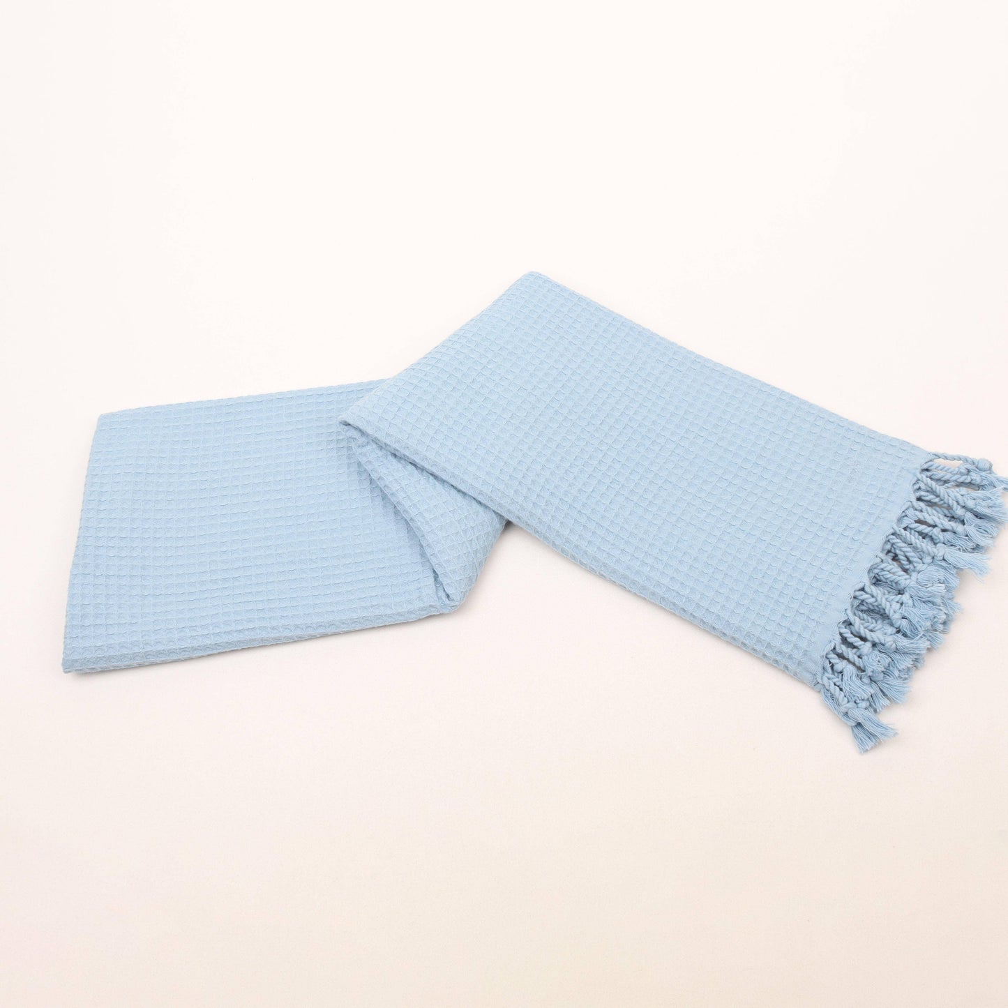 Waffle Texture Organic Cotton Hand & Bath Towel
