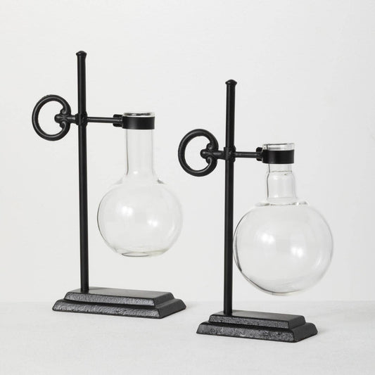 Apothecary Tube Vases- Set of 2