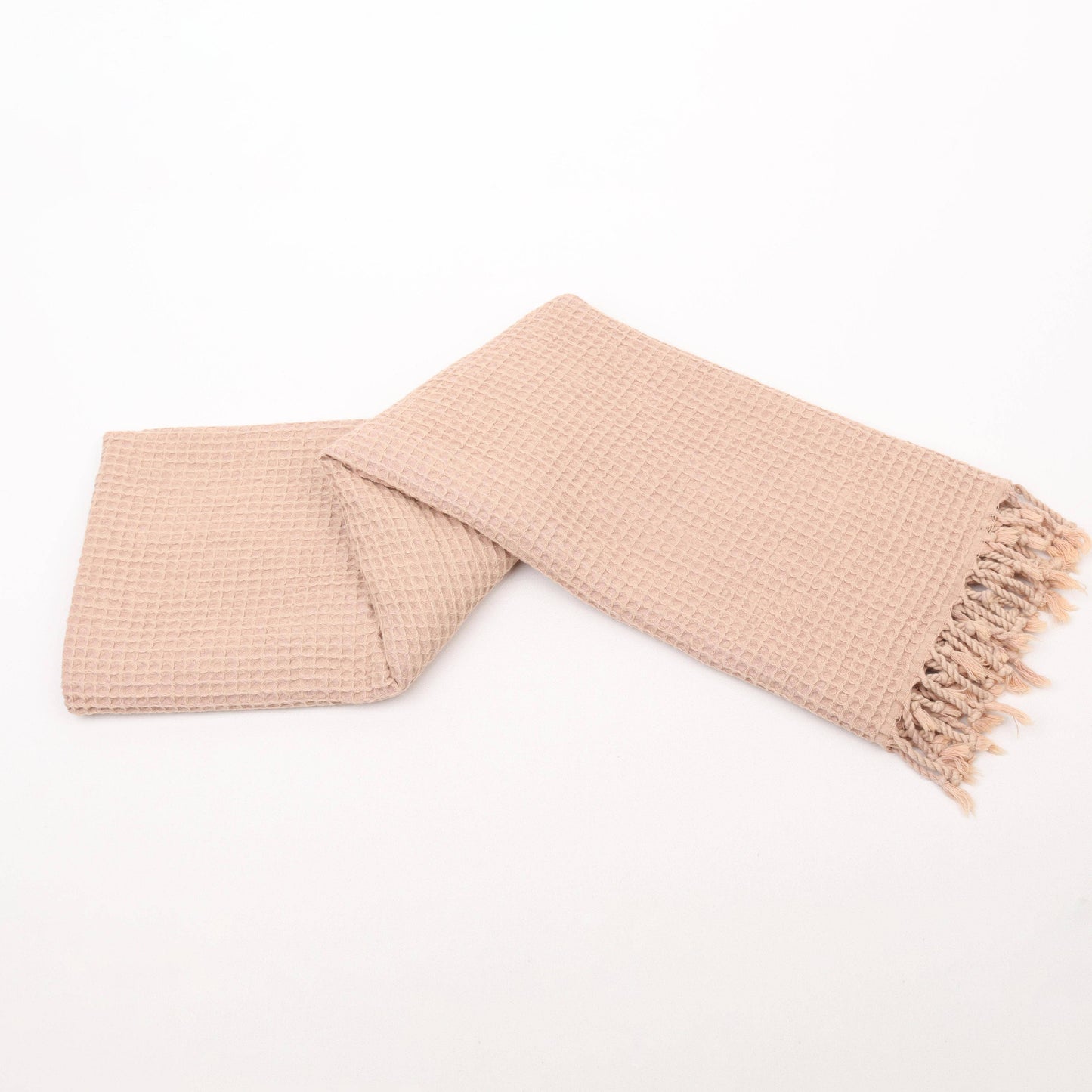 Waffle Texture Organic Cotton Hand & Bath Towel