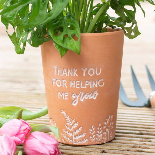 thank you plant pot